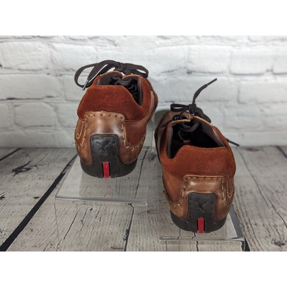 Pikolinos Brown Leather Lace Up Comfort Moc Toe Casual Loafers Size 11 / 44 main image 7
